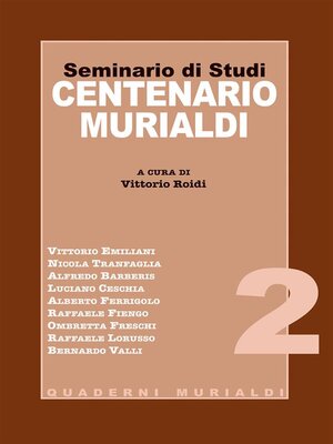 cover image of Centenario Murialdi